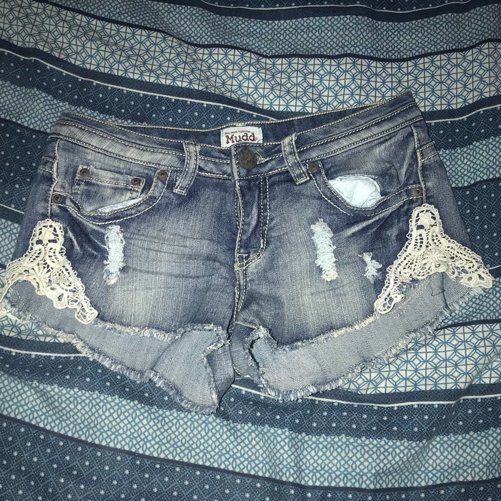 Acid washed Booty- Shorts